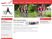 Tablet Screenshot of hansatour.de